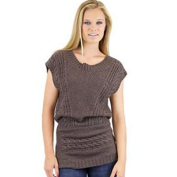 Free People Sleeveless Sweater Dress or Long Top - Picture 1 of 8